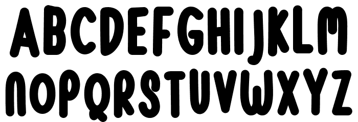 Pineapples Font LOWERCASE