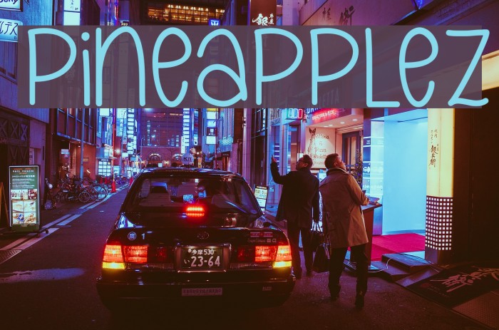 Pineapplez Font examples