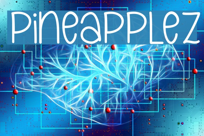 Pineapplez Font examples