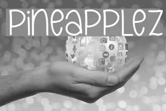 Pineapplez Font examples