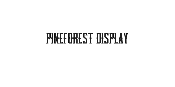 Pineforest Display Logo