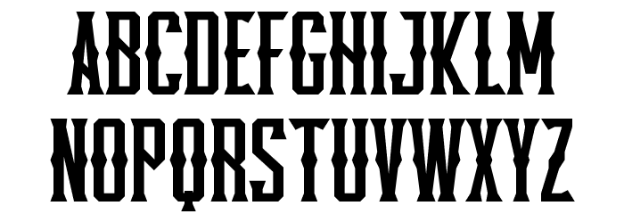 Pineforest Display Font LOWERCASE
