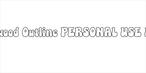 Pinewood Outline PERSONAL USE Italic Logo