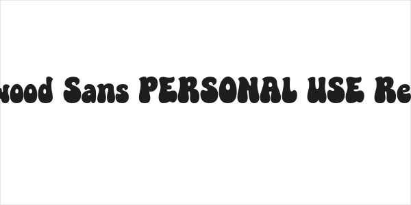 Pinewood Sans PERSONAL USE Regular Logo