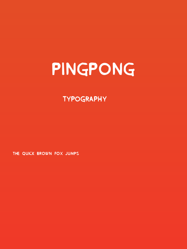 PingPong Poster