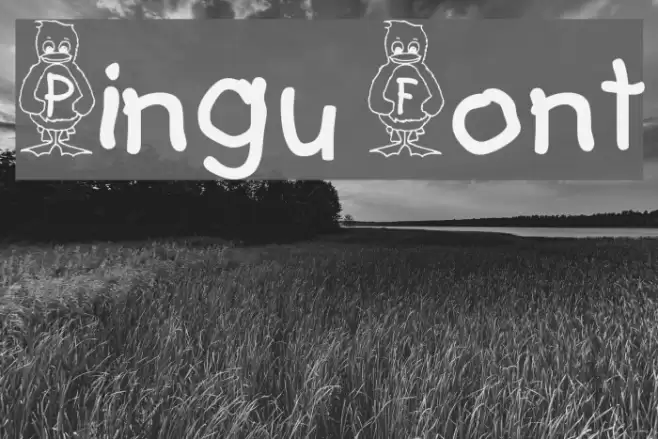 Pingu Font examples