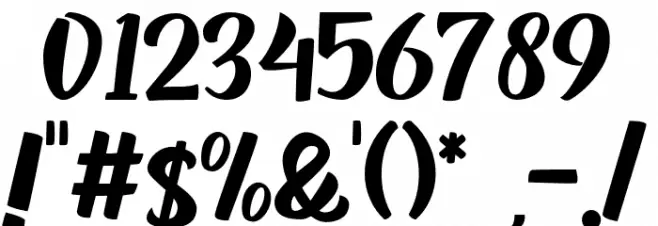 Pinguid Font OTHER CHARS