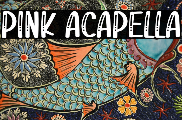 Pink Acapella Example 1