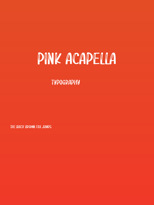 Pink Acapella Poster