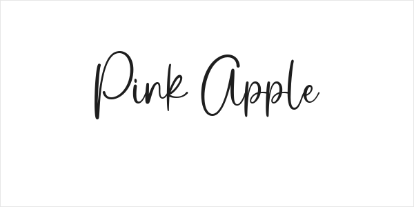 Pink Apple Logo