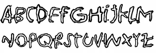 Pink Bazooka Schriftart Groß