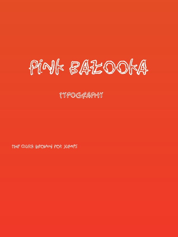 Pink Bazooka Poster