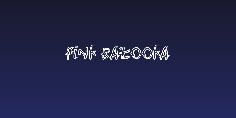 Pink Bazooka Social Header