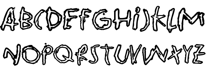 Pink Bazooka Font LOWERCASE
