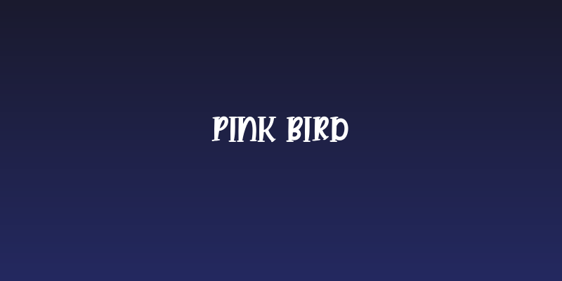 Pink Bird Social Header