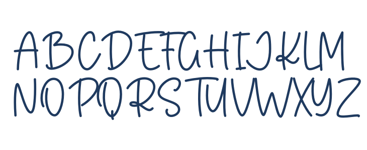 Pink Bloom Uppercase