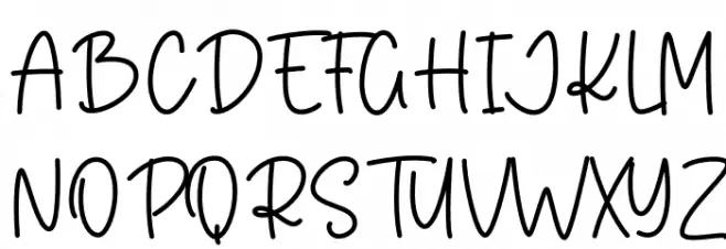 Pink Bloom خط أحرف كبيرة