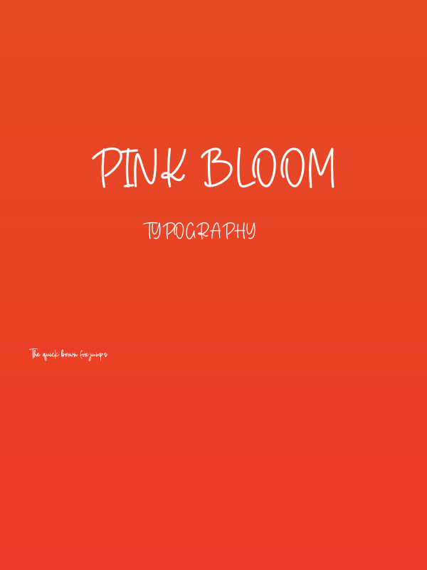 Pink Bloom Poster