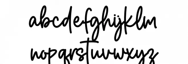 Pink Bloom خط أحرف صغيرة