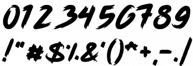 Pink Blue Font OTHER CHARS