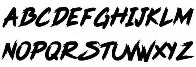 Pink Blue Schriftart Groß