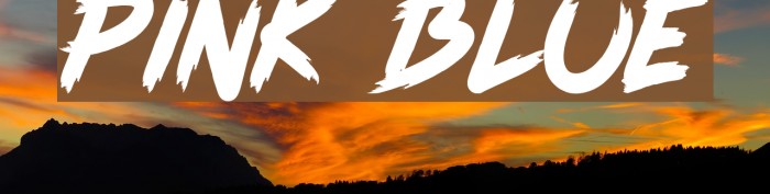 Pink Blue Font examples