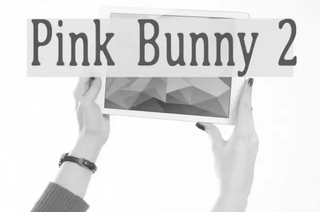 Pink Bunny 2 Font examples