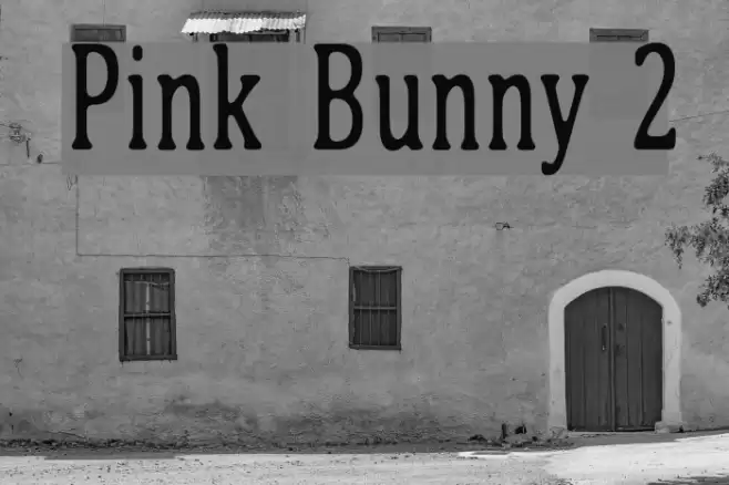 Pink Bunny 2 Font examples