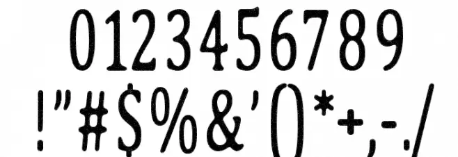 Pink Bunny Font OTHER CHARS