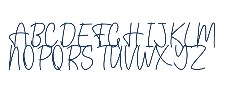 Pink Candy Uppercase