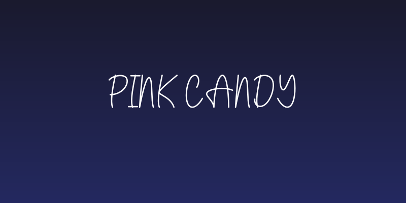 Pink Candy Social Header
