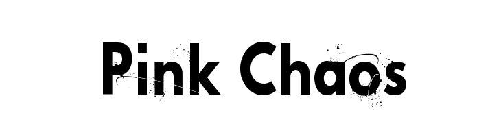 Pink Chaos  les polices de caractères gratuit tlcharger