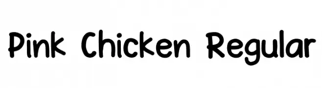 Pink Chicken Regular  Frei Schriftart Herunterladen