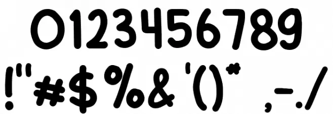 Pink Chicken Regular Font OTHER CHARS