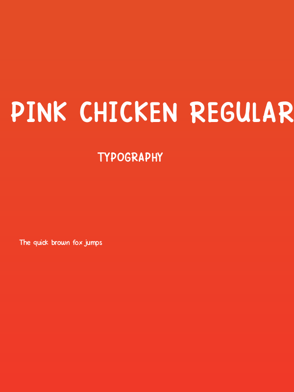 Pink Chicken Regular Poster