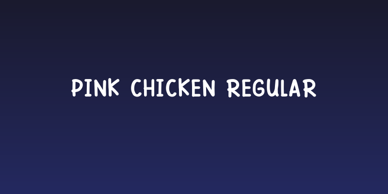 Pink Chicken Regular Social Header