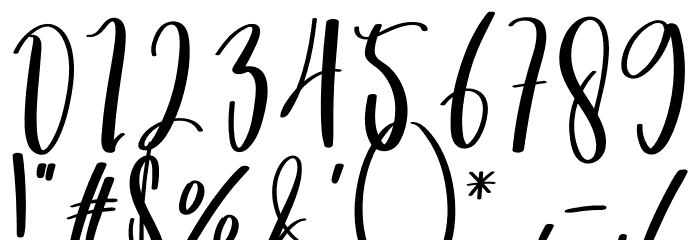 Pink Cream Font OTHER CHARS