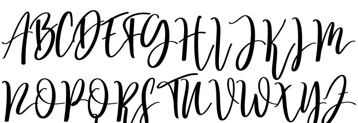 Pink Cream Font UPPERCASE