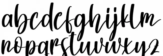 Pink Cream Schriftart Kleinbuchstaben