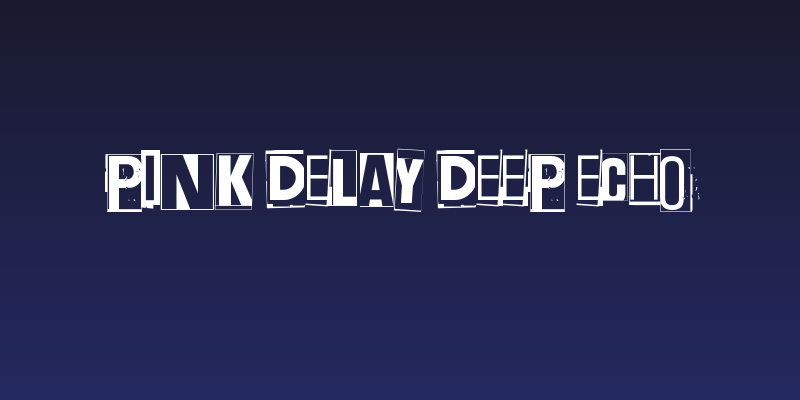 Pink Delay Deep Echo Social Header