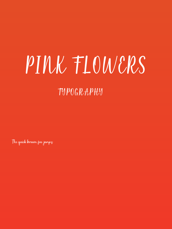 Pink Flowers Poster