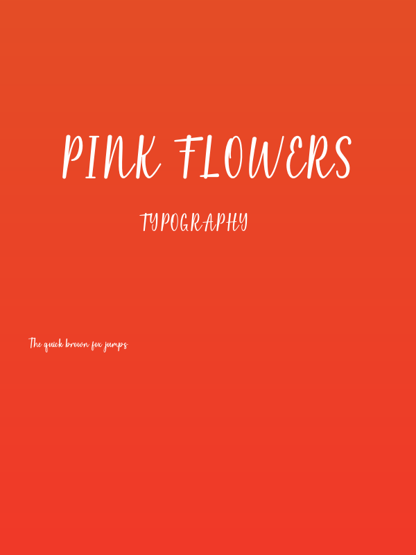 Pink Flowers Poster