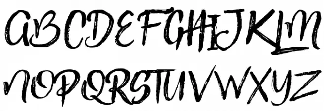 Pink Gladiolus one Font Litere mari