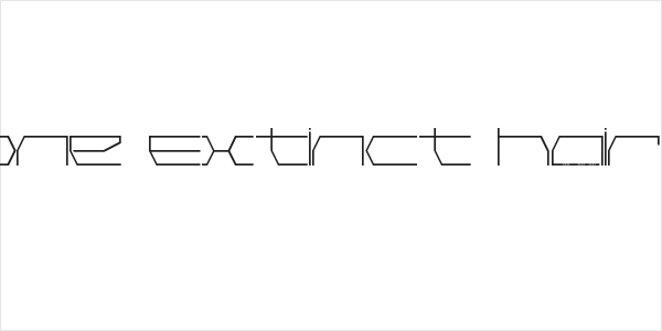 Pink Has Gone Extinct Hairline Regular Logo