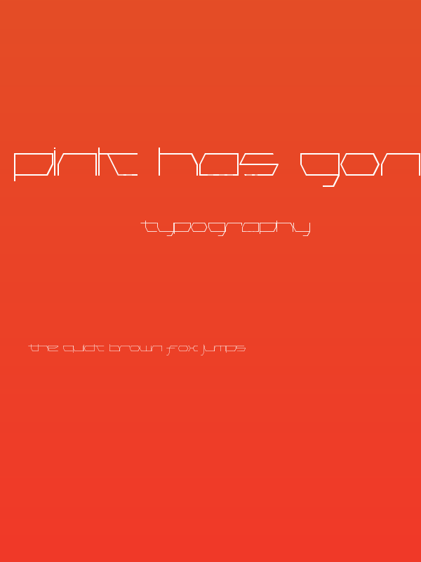 Pink Has Gone Extinct Hairline Regular Poster