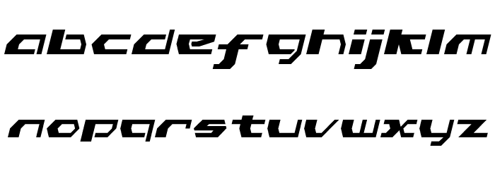 Pink Has Gone Extinct Oblique LDR Regular Font LOWERCASE