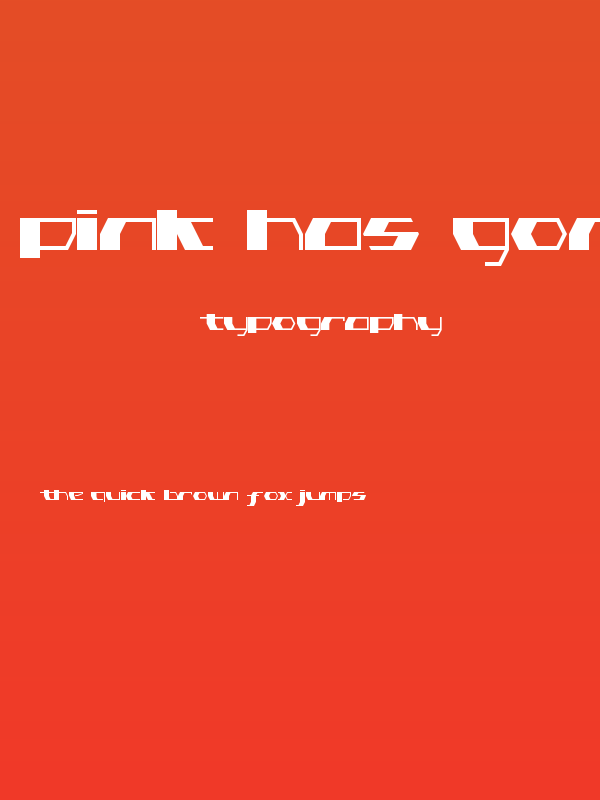 Pink Has Gone Extinct Thin Regular Poster