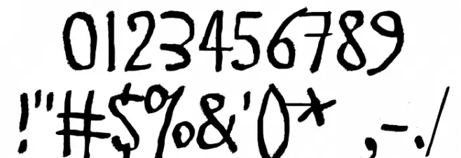 Pink Kangaroo Font OTHER CHARS