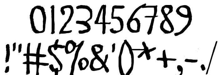 Pink Kangaroo Font OTHER CHARS