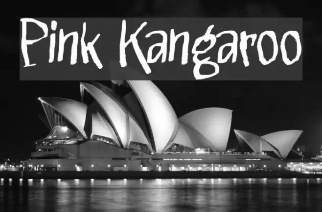 Pink Kangaroo Font examples